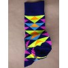 George Mens George Fashion Crew Dress Socks Neon Geo Triangles
