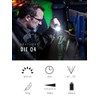 Suprabeam Q4 LED Flashlight 400 Lumens IPx4 Splash Waterproof Sliding