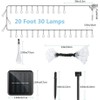 SOWAZ Solar String Lights 30 LED Water Drop Solar Waterproof