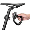 CHENGZI Portable Anti-Theft Bicycle Electric Car Ring Lock Steel Cable