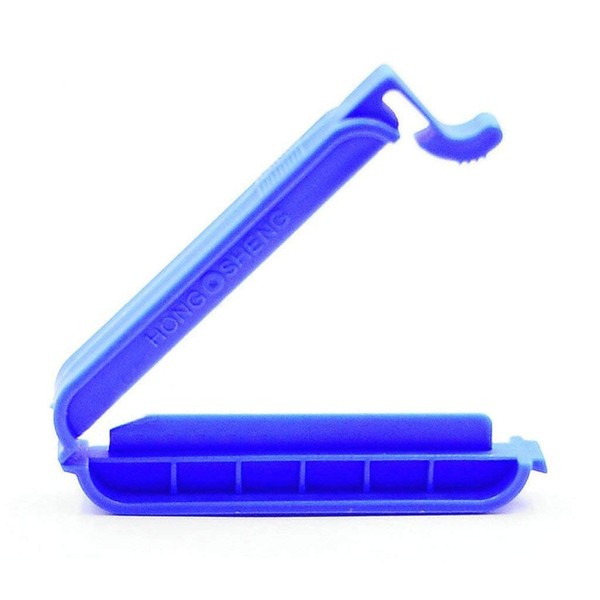 Blue Dialysis Bag Clamp - Dialysis Tubing Closure，60mm(2.36inch),Pack of 12
