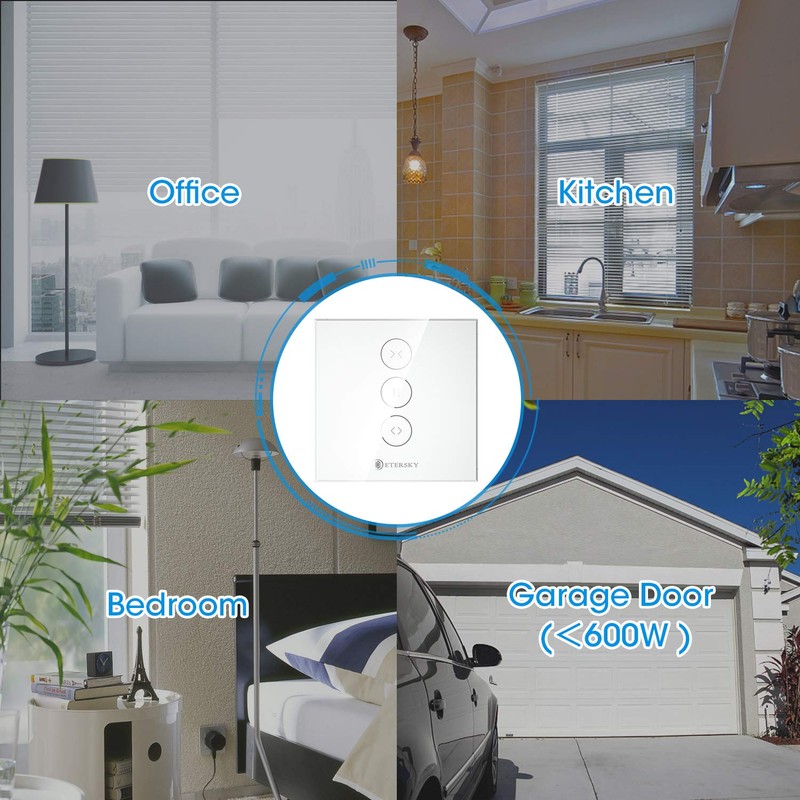 RTERSKY Smart Alexa WiFi Roller Shutter Switch - Packs of