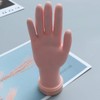 Healeved Movable Rubber Nail Art Practice Hand Model Bendable Right-Handed