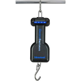 Brecknell ElectroSamson Digital Hand-Held Scale, 22lb Capacity, Large Easy-to-Read LCD, Battery, Carrying Pouch, Single Person Use