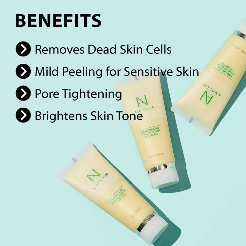CORÉANA AMPLE:N Purifying Shot Pumpkin Enzyme Peeling Gel - Exfoliating