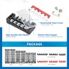 CGELE 6 Sets Terminal Blocks, 6Pcs 4/5/6 Positions 600V 25A