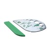 zhuohai Herb Stripper Stainless Steel Kitchen Herb Leaf Stripping Tool Kitchen Gadgets for Kale, Chard, Collard Greens, Thyme, Basil, Cilantro Tool (9 holes)