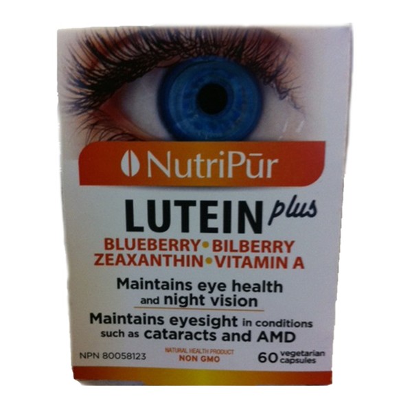 Nutripur Lutein Plus 60 Veggie Caps