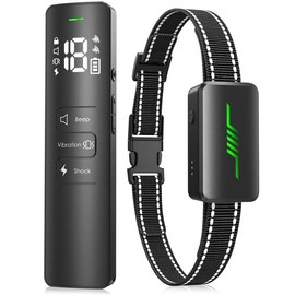 Dog Shock Collar with Remote Control - 3300Ft Dog Training Collar with Waterproof, Rechargeable Electronic bark Collar for Large Medium Small Dogs 10-120 lbs, Training with Beep,Vibration,Safe Shock