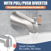 Tub Spout with Pull Down Diverter – Slip-Fit Bathtub Faucet