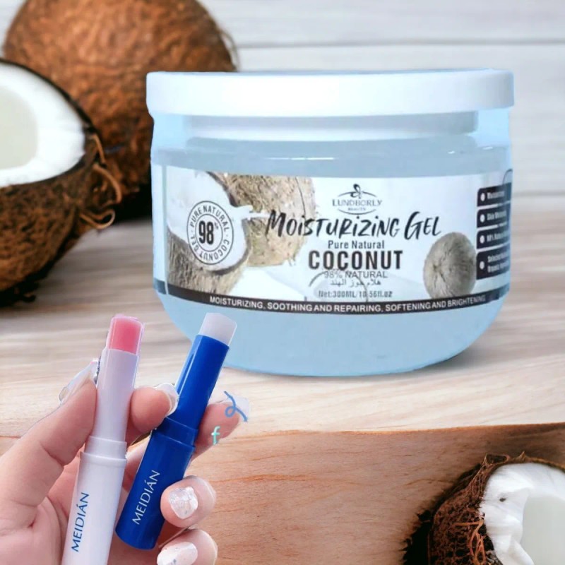 Gel Hidratante De Coco Con Duo De Balsamos