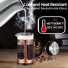 YMMIND French Press Coffee Maker (34oz 1Quart 5-6Cup) Coffee Press,