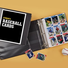 AVERY Avery Heavy-Duty 3 Inch Binders 3 Ring, View Binder, 1.5 Inch EZD Ring, Black, Sturdy (79693)