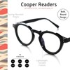 OPTIMUM OPTICAL Readers Glasses Spring-Mounted Hinges Scratch-Resistant Lenses Round Frame