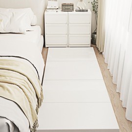 Bedroom Bedside Fall Mat for Elderly - 78” x 23.6” x1.7” Bed side Falls Safety Protection Mats for Elder, Prevention for Seniors and Children, Handicapped Patients Anti-Slip Mats, Non Slip Reduce Risk