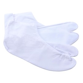 Sarasa Broad Tabi Socks, Unisex, 4-Piece Kofobe, White Tabi Socks, Men's, white