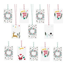 12 Christmas Gift Tags Gift Tags Gift Tags Gift Tag White