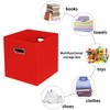 Yunkeeper Fabric storage bins Cubes, Fabric Cube Organizer with Handle,
