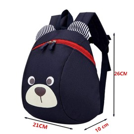 Voarge Toddler Backpack, Anti-Lost Bag, Cute Bear Animal Child Backpack Cartoon Harness Backpack Leash Safety Anti-Lost Backpack for Baby Boys Girls 1-3 Years, Dark blue