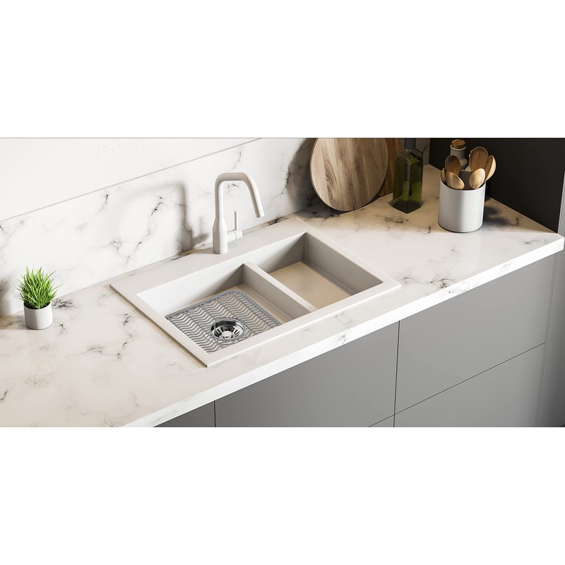 DecorRack Sink Protectors for Kitchen Sink, Plastic 12" x 11"