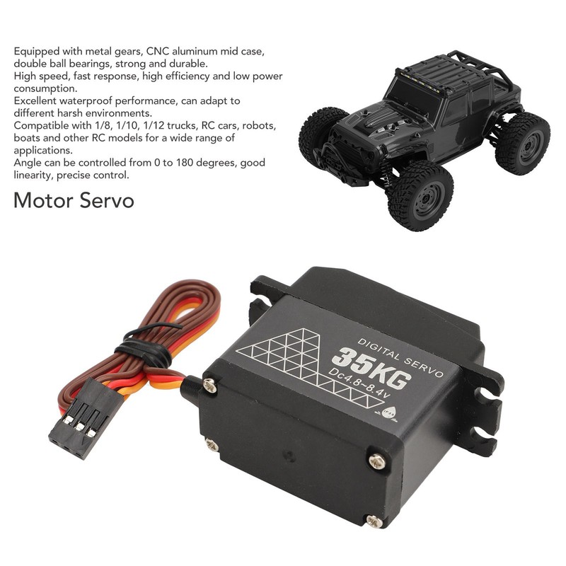 35kg High Torque RC Servo Waterproof Digital Metal Servo for