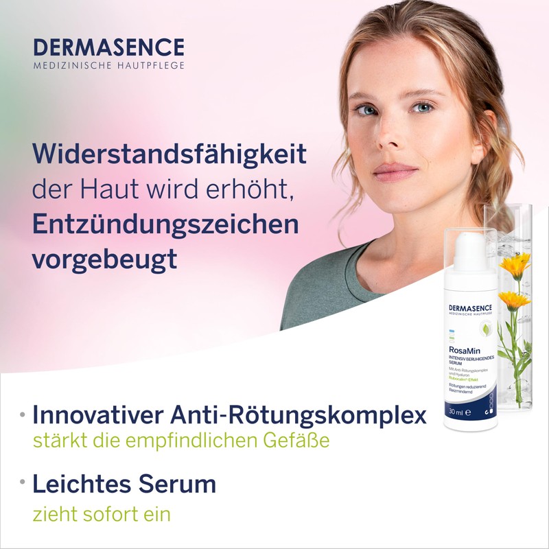DERMASENCE RosaMin Intensive Soothing Serum, 30 ml - Moisture for