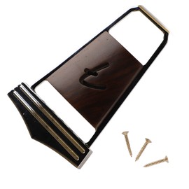 6 String Guitar Bridge Tailpiece Sound Improvement Lightweight Wear Resistant for Jazz Archtop Guitar