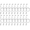 20 Pack Sturdy Picture Rail Hanging System, 66 lb (30