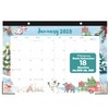 Wisdomsea designs 2025 desk calendar,2025 wall calendar,11.8x17 inches large calendar