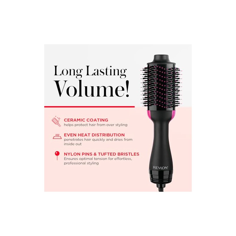 Revlon One-Step Volumizer, Negro