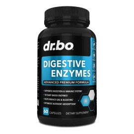 Dr. Bo Enzimas Digestivas Plantas 60 Cápsulas