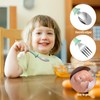 6 Pieces Toddler Utensils, Toddler Forks and Spoons, Kids Silverware