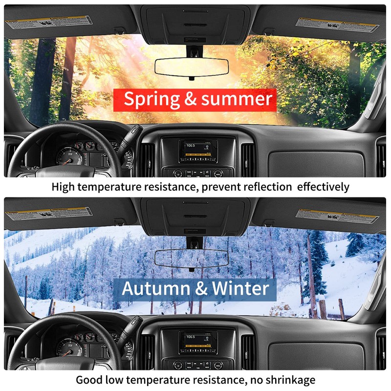 BERKSYDE Dashboard Dash Cover Leather Dashboard Cover Compatible with 2010-2014