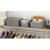 Whitmor Rattique Storage Baskets - Grey (3 Piece Set)