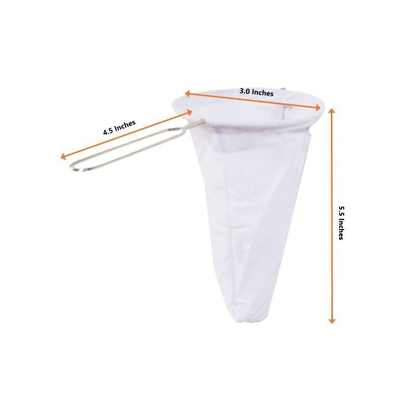 FSBY: Tea/Coffee Filter, Size 3.0 inches, Reusable, Traditional Thai style,