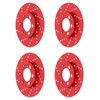 4pcs RC Brake Disc Aluminum Alloy Brake Caliper for 2.2