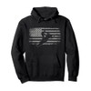American Flag Snowmobile Apparel - Snowmobile Pullover Hoodie