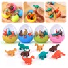 10 Pcs Dinosaur Erasers with Eggs, Mini Cute Dino Erasers