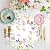 Paper Placemats Disposable 50 Pack Spring Flowers Place Mats 13.4