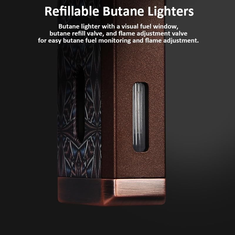 Cigar Torch Lighter Jet Lame Lighter Refillable Butane Windproof with