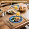 Piuluvor® Set of 4 Bamboo Placemats, 45 × 30 cm