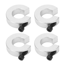 4Pcs 20mm Linear Rail Stop Collars, Anti Collision Shaft Limit Fixing Rings, Aluminum Alloy Linear Rail Shaft Stop Collars with M4 Screw for SBR20