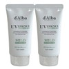 d'Alba Waterful Mild Sun Cream 50ml (SPF50+) 2 Pieces /