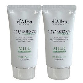d'Alba Waterful Mild Sun Cream 50ml (SPF50+) 2 Pieces / Circle / 달바 워터풀 마일드 선크림 50ml(SPF50+) 2개  써클