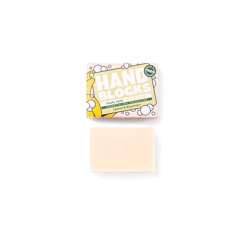 Hand Blocks: Lemon & Rosemary - Cold Processed Natural Soap