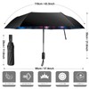 ZUOYOUZ Compact Travel Umbrellas for Rain Windproof, Portable, Automatic, Strong,