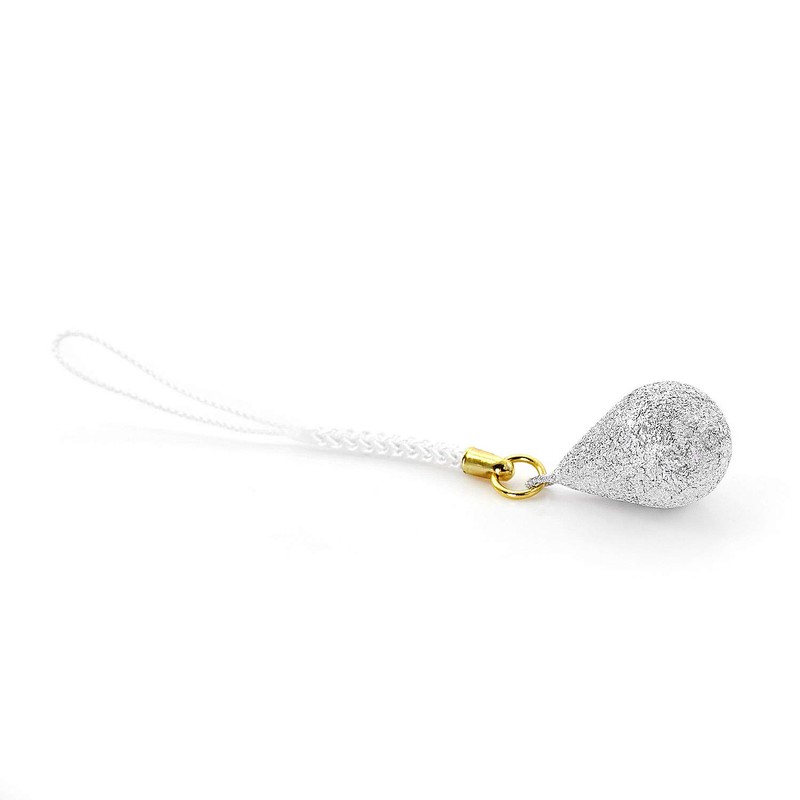 Barzaz Suikin Bell, Rooted Strap, Amulet, Bell, Water Drop, Silver,