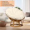 COSHNIBI Papasan Cushion Cover,420D Waterproof Removable Zipper Chair Cushion Cover