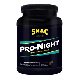 SNAC Pro-Night Quality Protein Blend for Nighttime Muscle Recovery, Chocolate
