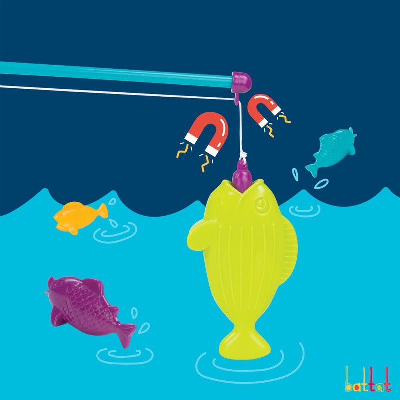 Battat – Play Rod & Reel – Wind – Up